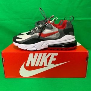 Nike Air Max 270 React GS University Red Iron Grey